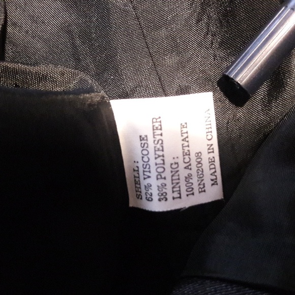 Lena Gabrielle Viscose polyester blend lined black pants size 16W - Picture 8 of 13